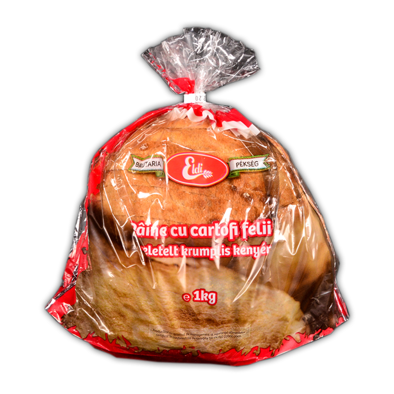 Pâine cu cartofi - felii